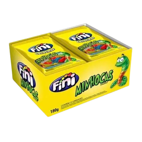 BALA FINI GELATINA MINHOCAS