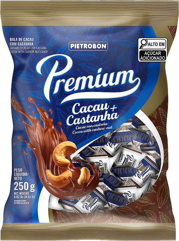 BALA PIETROBON PREMIUM CACAU + CASTANHA