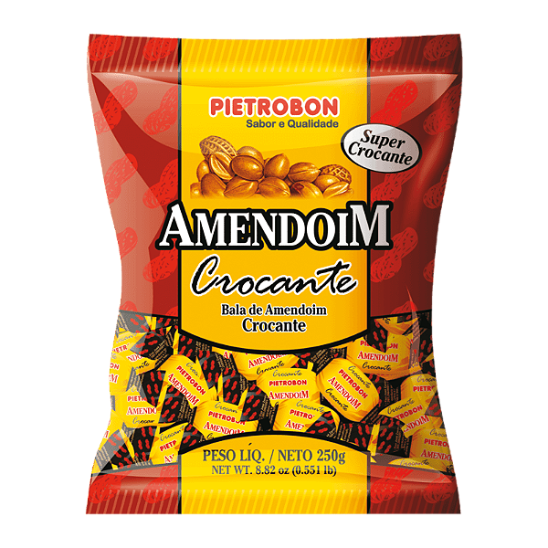 BALA PIETROBON AMENDOIM CROCANTE