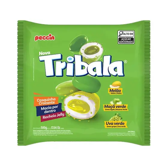 BALA PECCIN NOVA TRIBALA - MELÃO/MAÇÃ VERDE/UVA VERDE