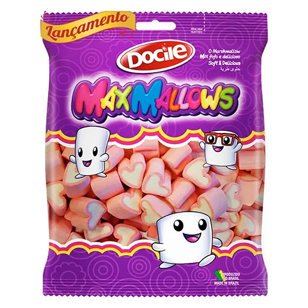 MARSHMALLOWS DOCILE MAXMALLOWS CORAÇÃO