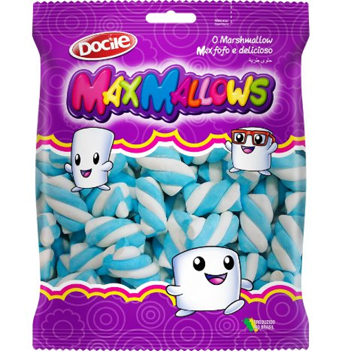 MARSHMALLOWS DOCILE MAXMALLOWS AZUL BRANCO