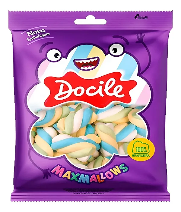 MARSHMALLOWS DOCILE MAXMALLOWS VERDE AZUL