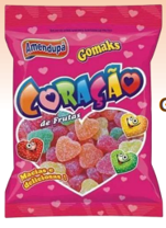 GOMA AMENDUPÃ GOMAKS CORAÇÃO 200G