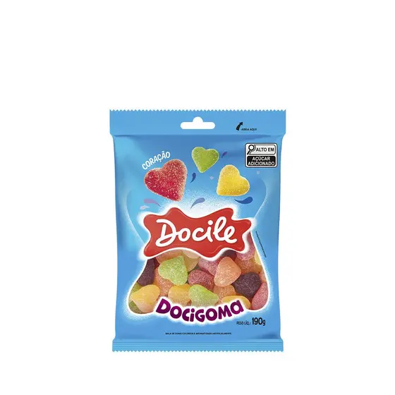 GOMA DOCILE DOCIGOMA CORAÇÃO 190G