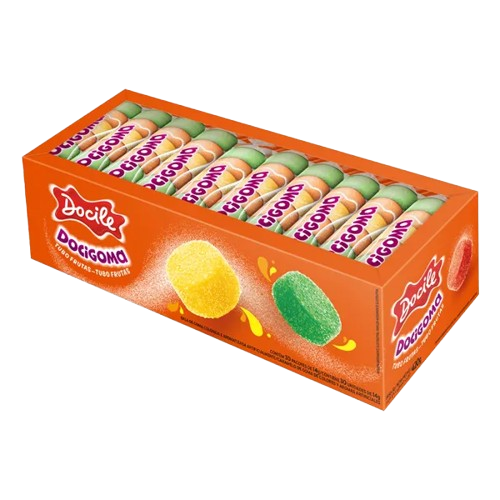 GOMA DOCILE DOCIGOMA TUBO FRUTAS