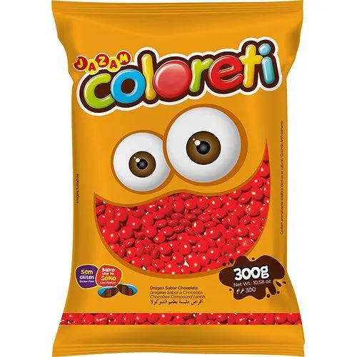 JAZAM COLORETI VERMELHO 300G