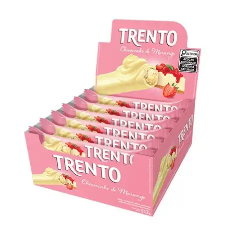 TRENTO DUPLO CHEESECAKE DE MORANGO CX16UNDS