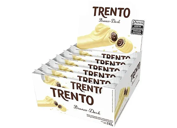 TRENTO DUPLO CHOCOLATE BRANCO DARK CX16UNDS