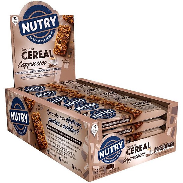 BARRA CEREAL NUTRY CAPPUCCINO CX24UNDS