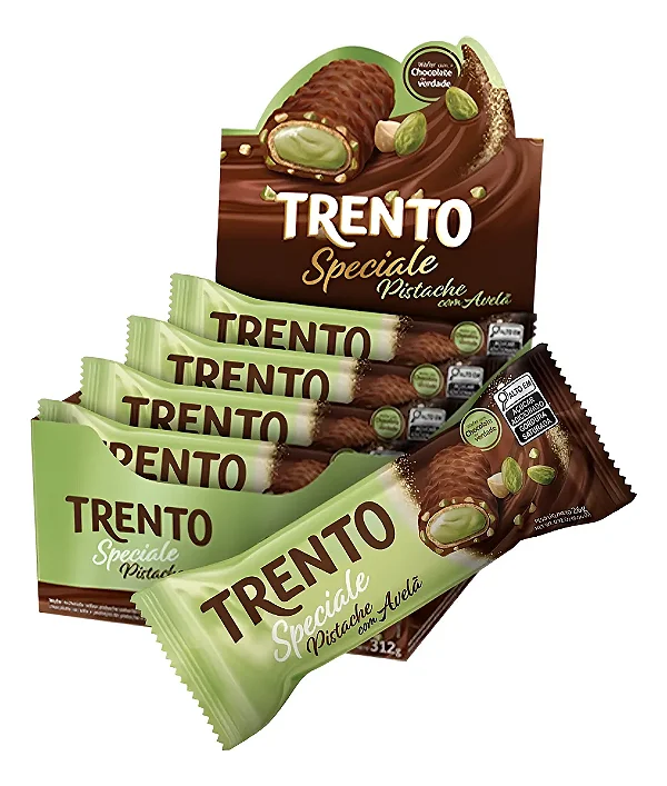 TRENTO SPECIALE PISTACHE COM AVELÃ CX12UNDS