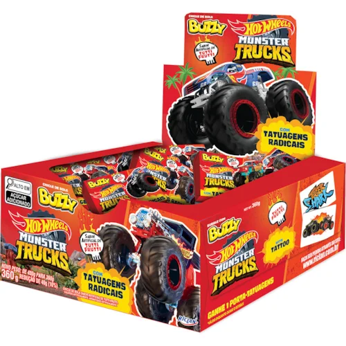 CHICLE HOTWHEELS BUZZY CX100UNDS