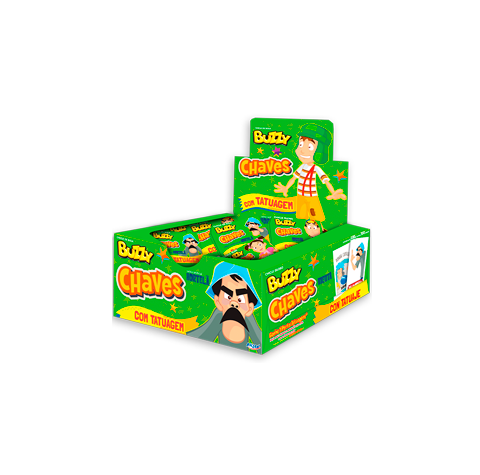 CHICLE CHAVES HORTELÃ BUZZY CX100UNDS