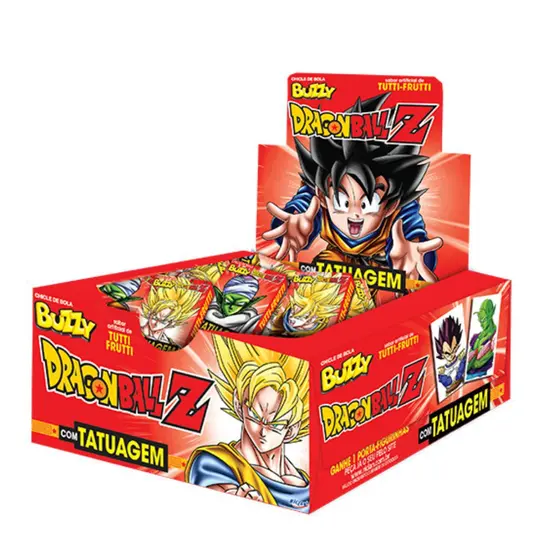 CHICLE DRAGON BALL Z BUZZY TUTTI-FRUTTI CX100UNDS