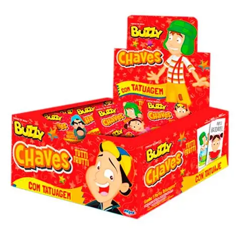 CHICLE CHAVES TUTTI-FRUTTI BUZZY CX100UNDS