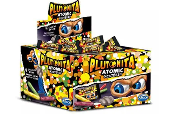 CHICLE PLUTONITA ATOMIC MISTERIO ARCOR CX18UNDS