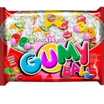 CHICLE GUMY BALL TOFFANO 320G PCT100UNDS APROX .