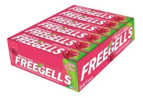 FREEGELLS MELANCIA MENTOL CX12UNDS
