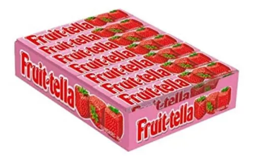 FRUITTELLA MASTIGÁVEL MORANGO CX16UNDS