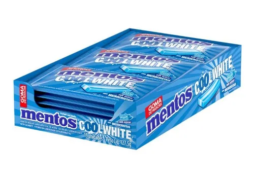 CHICLE MENTOS COOLWHITE MINTI 127G DSP15UNDS