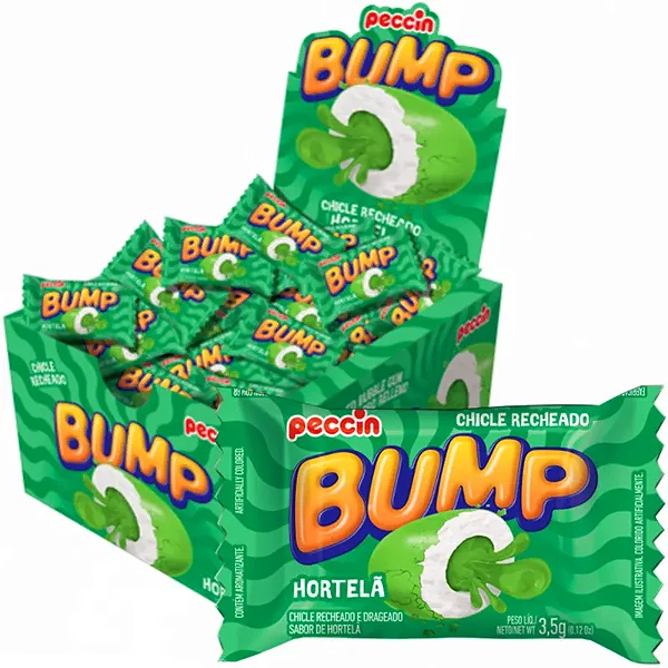 CHICLE PECCIN BUMP HORTELÃ CX40UNDS