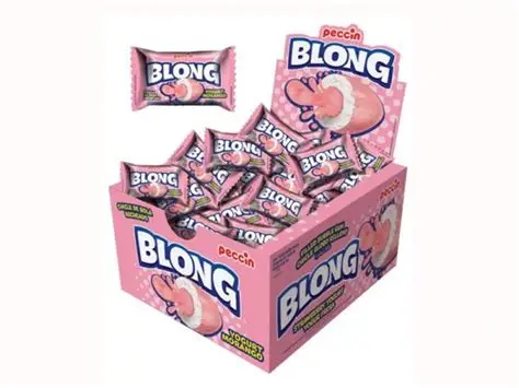 CHICLE PECCIN BLONG  YOUGURT MORANGO CX40UNDS