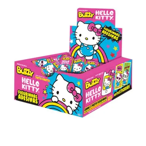 CHICLE HELLO KITTY BUZZY TUTTI-FRUTTI CX100UNDS