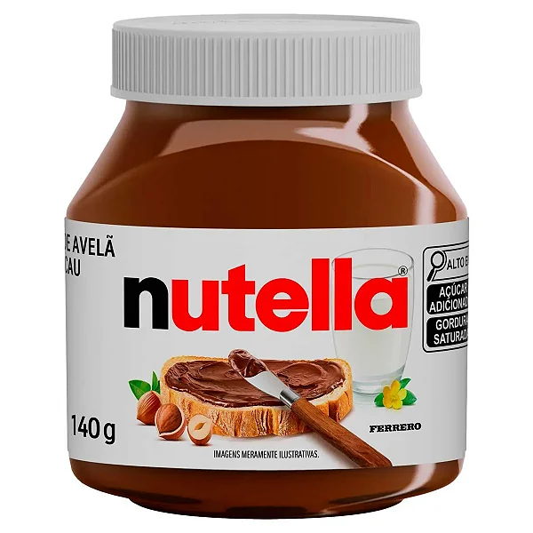 NUTELLA CREME AVELÃ 140G