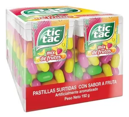 TIC TAC MIX DE FRUTAS PCT14UND