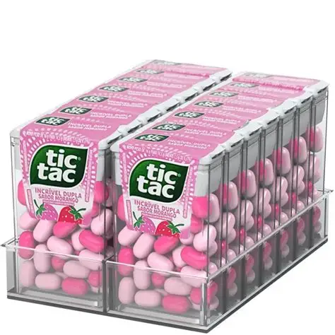 TIC TAC MORANGO & CREME PCT14UND