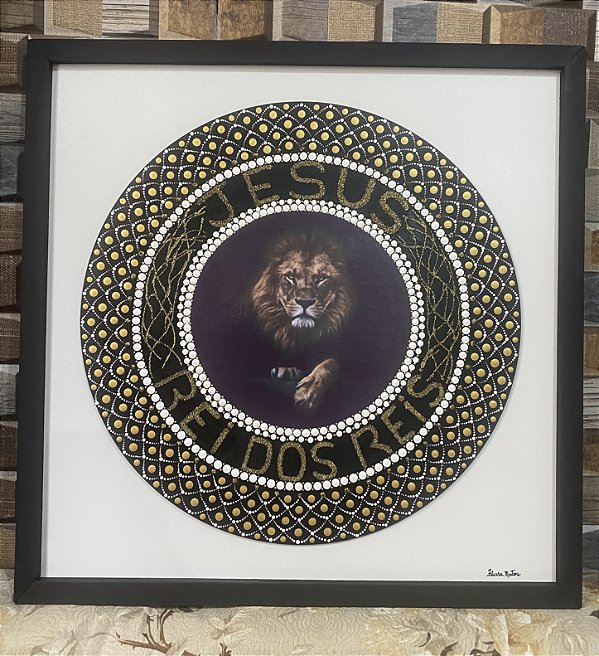 Quadro Jesus Rei dos Reis