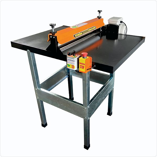 Máquina De Corte E Vinco Elétrica Semi Automática - 70cm com Bancada