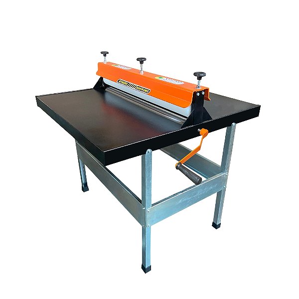 Máquina De Corte E Vinco Manual – 100cm Com Bancada