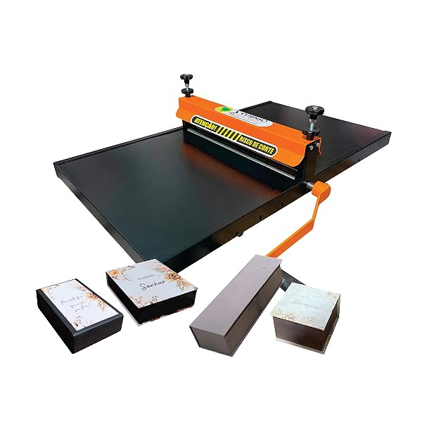 Kit Fábrica Caixas Cartonadas – Corte e Vinco Manual 50cm + 8 Facas