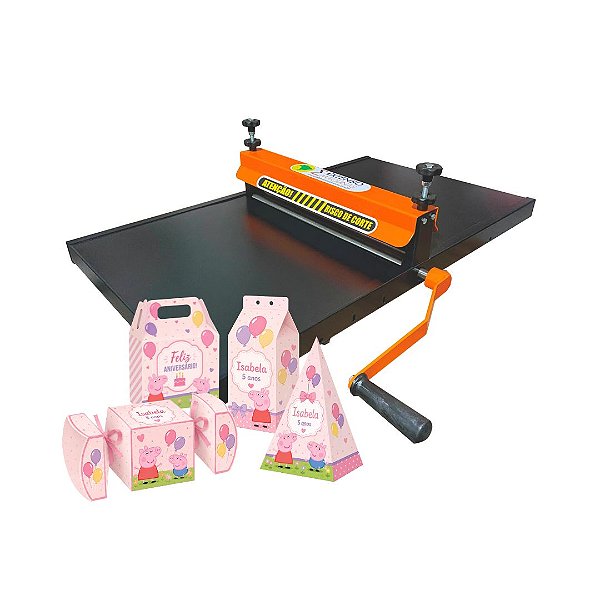 Kit Fábrica de Caixas para Lembrancinhas – Corte e Vinco Manual 50cm + 4 Facas
