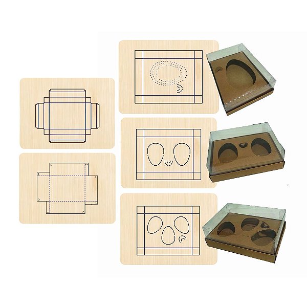 Facas de Corte e Vinco Kit Páscoa