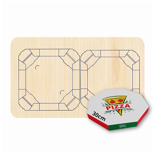 Facas de Corte e Vinco Caixas de Pizza 30