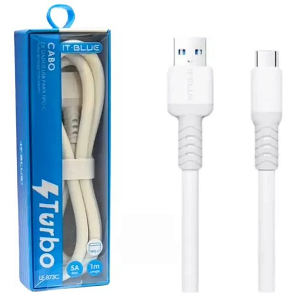 CABO DE DADOS TURBO  USB  PARA TIPO-C IT-BLUE