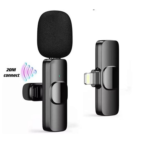 MICROFONE DE LAPELA DUPLO TIP M-K9-TC-2 MARCA VERDE