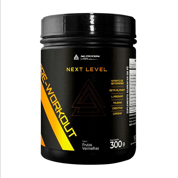 PRE-WORKOUT NEXT LEVEL 300g - frutas vermelhas
