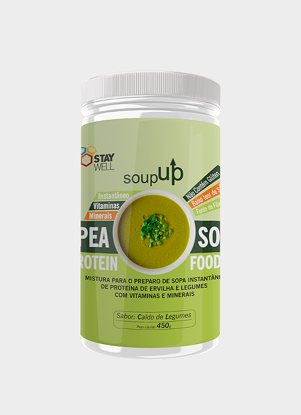 Soup UP Sopa Proteinca sabor Caldo de Legumes