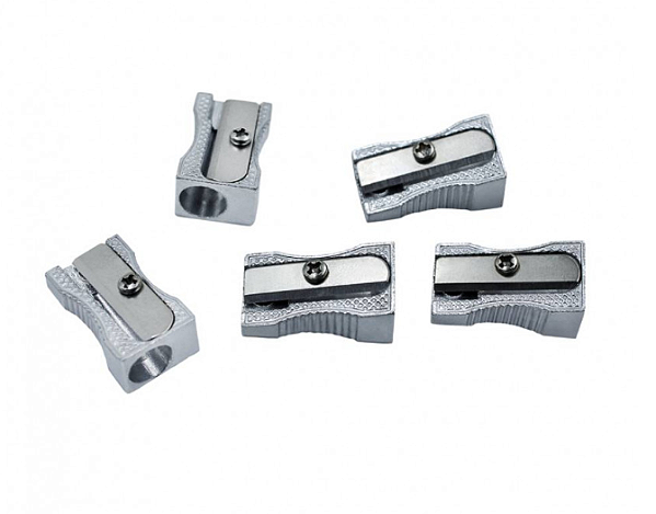 01 Apontador Metal Simples Chanfrado 1 furo - ONDA