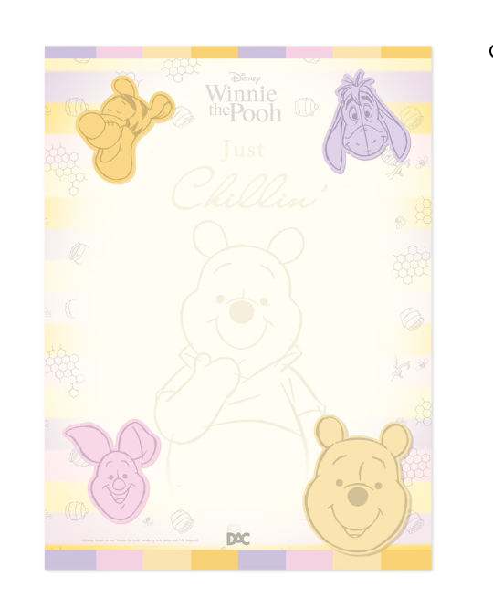 Bloco de anotações grande ursinho Pooh - DAC