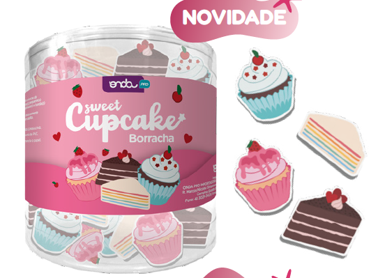 Borracha Sweet Cupcake com 24 un - ONDA