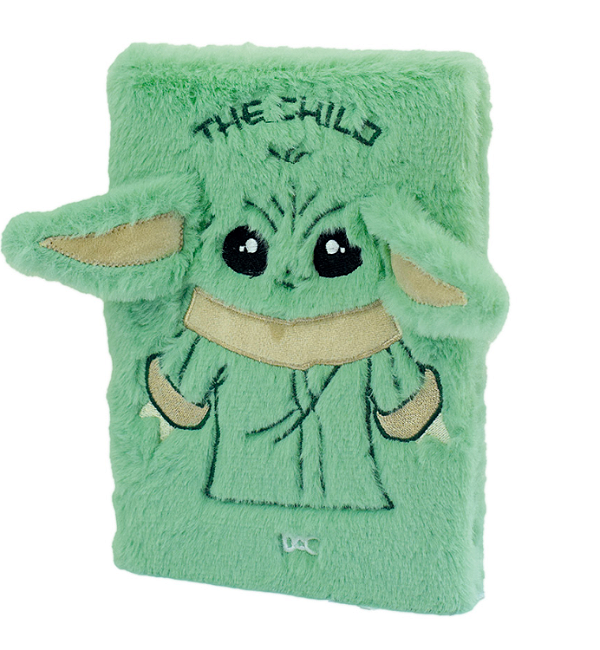 Caderno de anotações Fluffy Star Wars Baby Yoda Mandalorian - DAC