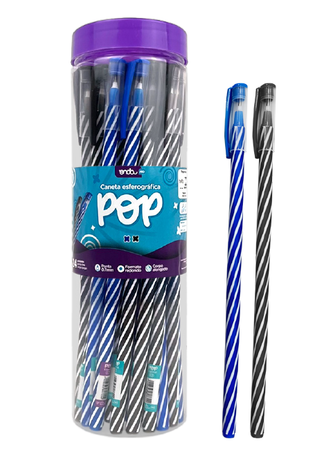 Caneta Esferográfica POP Espiral azul - ONDA