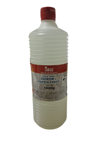 Cola para isopor papeis finos 1000g - IRIS