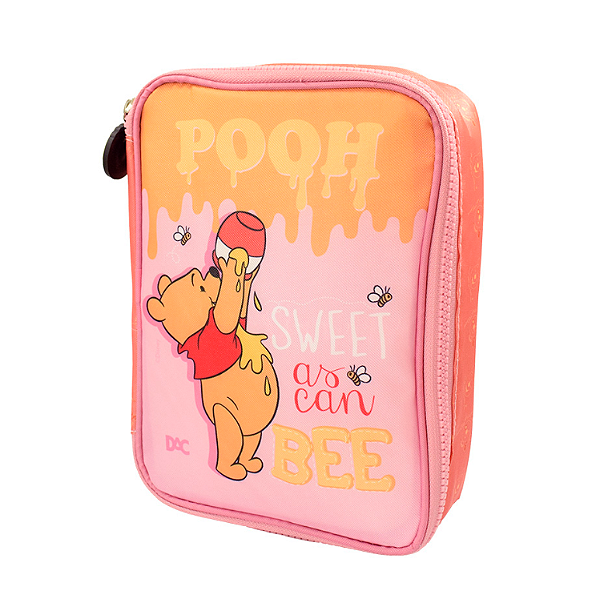 Estojo box grande com divisorias ursinho pooh - DAC