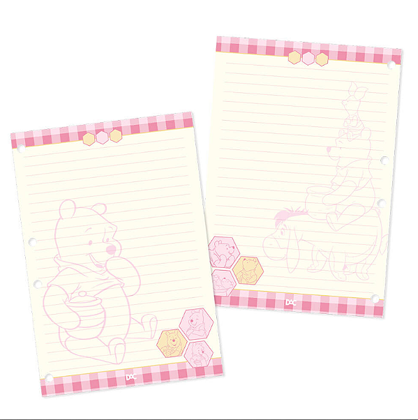 Refil para fichário Universitário ursinho Pooh - DAC