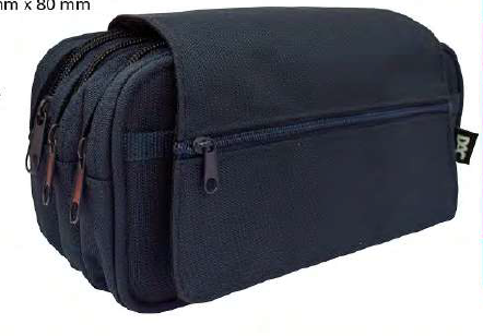 Estojo triplo flex sortido preto- DAC